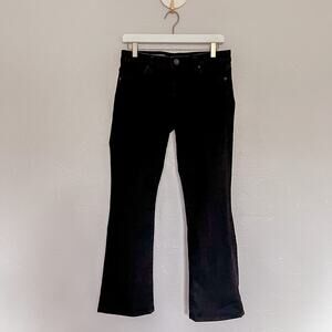 Kut From the Kloth Farrah Baby Bootcut Black Jeans size 4